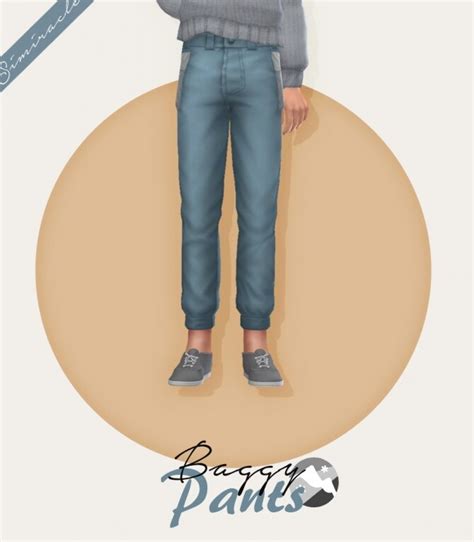 Baggy Pants Kids Version At Simiracle Sims 4 Updates