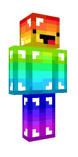 Rainbow Skins Do Minecraft Artofit