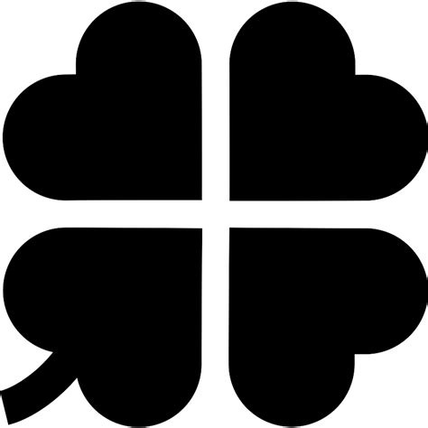 Four Leaf Clover Vector Svg Icon Svg Repo