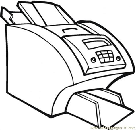 Do you know that you can add colors to your boring white and blue by adding the colors, theme, and fonts you can customize your document and make it look furthermore, you can also change the page color, page border and watermark from the ribbon itself. Big Printer For The Office Coloring Page - Free Computer ...