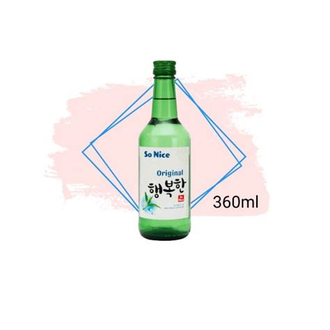 So Nice Soju 360ml Soju Shopee Philippines