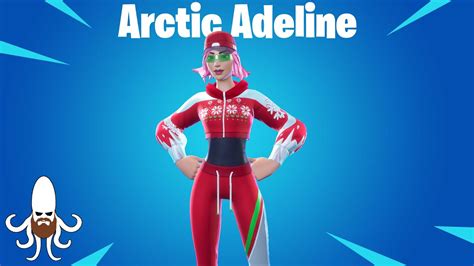 Arctic Adeline Skin Showcase And Gameplay Fortnite Youtube
