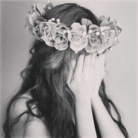 Imagen De Girl Flowers And Black And White Tumblr Hipster Girls Dp