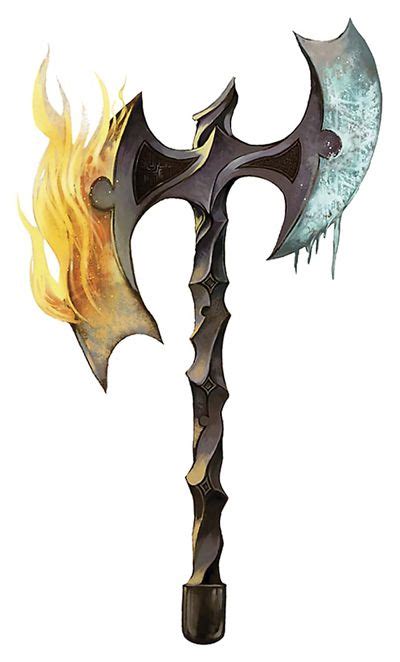 Axe Fire And Ice Heroic Fantasy Fantasy Armor High Fantasy Fantasy