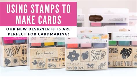 The layout helps in picking the proper spacing and size so that you can set the crucial elements at the right place and rest of them at one side. Creating Cards with Stamps - YouTube