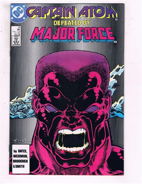 Captain Atom 15 Vf Dc Comics Comic Book Bates Major Force 1988 De17