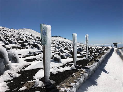 Snow Has Fallen In A Hawaii At Perhaps The Lowest Elevation In History
