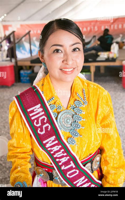 Navajo Nation Window Rock Az Usa Navajo Nation Fair Miss Navajo Nation Beauty Pageant 2015