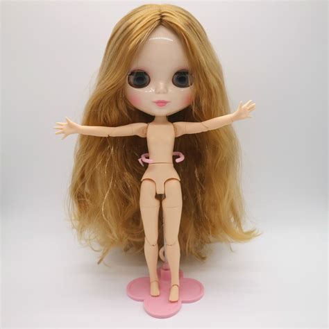 Blond Hair Joint Body Nude Blyth Doll Factory Doll Smallest Breast Nude