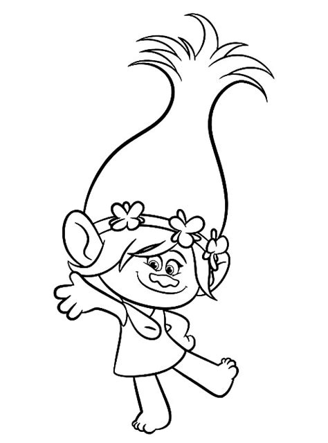 Keep your kids singing with this trolls world tour coloring pack! Poppy from Trolls World Tour coloring page