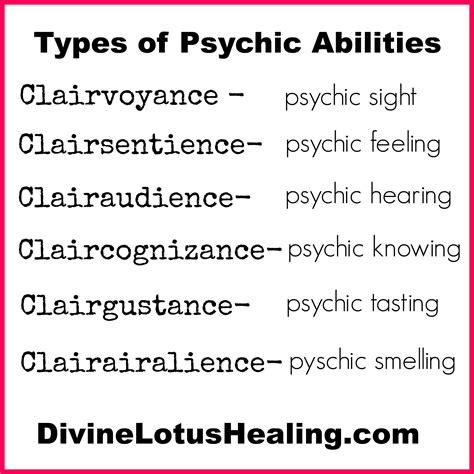 Types of Psychic Abilities | Psychic abilities, Psychic, Psychic mediums