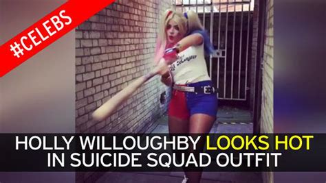Holly Willoughby Sets Pulses Racing Dressed As Margot Robbies Harley
