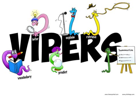 Vipers Reading Strategy Cartoon Snake Posters And Images For Display