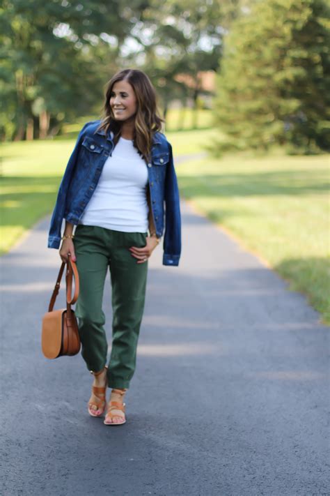 Army Green Joggers Green Joggers Green Pants Outfit Casual Fall Outfits