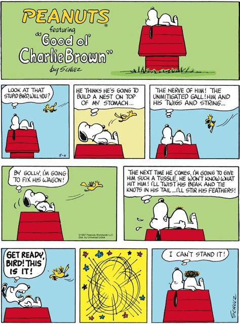 Snoops Peanuts Comic Strip Is Shown With The Caption Peanuts Good At