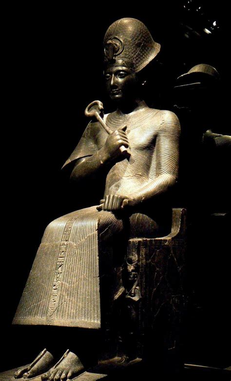 Black Granite Statue Of Ramesses Iiknown As Ramesses The Great Likely