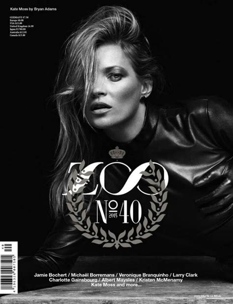 Zoo Magazine 40 Kate Moss Kristen Mcmenamy Charlotte Gainsbourg Fashi