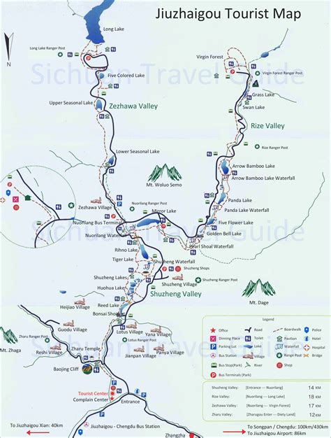 Jiuzhaigou Hiking Terrain Trails Map Altitude Tips In 2023