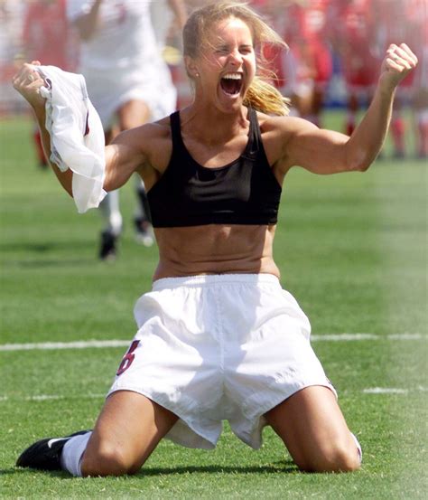 Brandi Chastain Savors Womens Sports Moment With Some Frustration