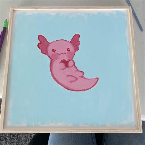 Axolotl Painting Raxolotls