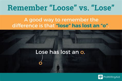 Loose Vs Lose Whats The Difference The Grammar Guide