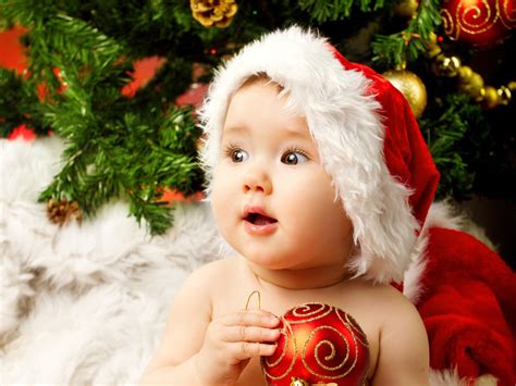 Cute Adorable Baby Santa Wallpapers Hd Wallpapers Id
