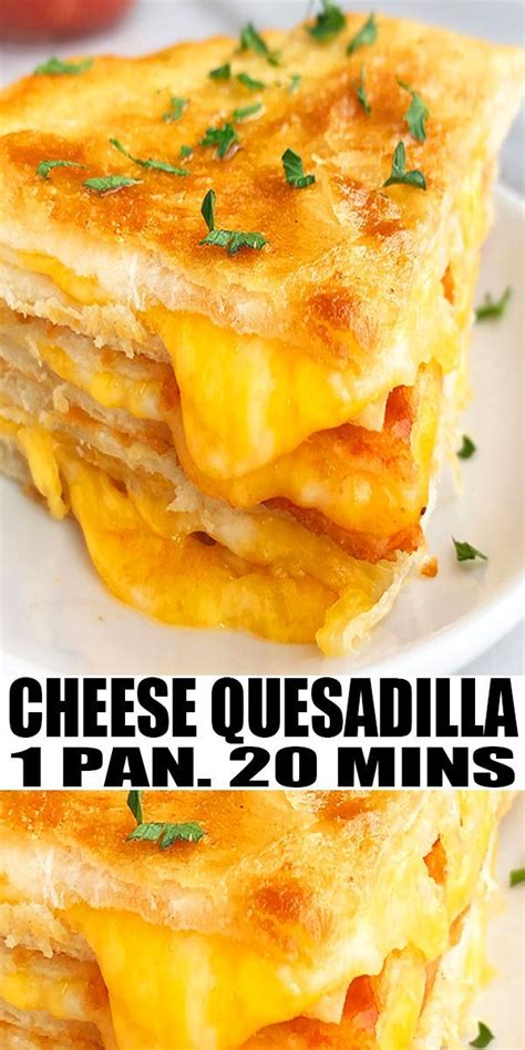Cheese Quesadilla Recipe The Best Vegetarian Quick And