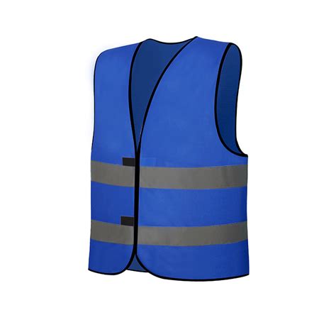 Mens down cotton waistcoat puffer v neck vest jacket portable padded uniqlo coat. customized reflective fluorescent blue safety vest Factory China