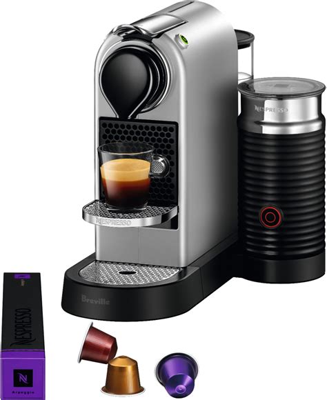 nespresso breville citizandmilk espresso machine with 19 bars of pressure and aeroccino3 milk