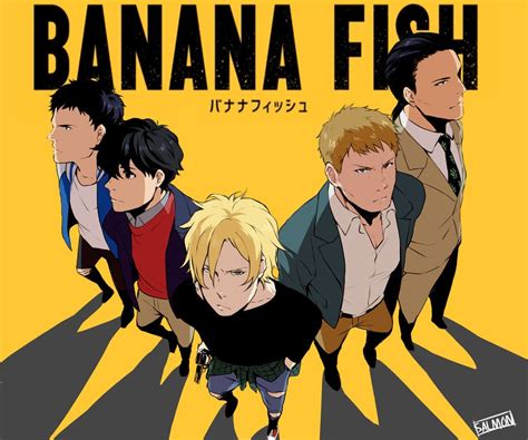 Find funny gifs, cute gifs, reaction gifs and more. banana fish team fanart 🍌🐟 (With images) | Fish, Fish ...