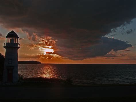 Free Images Sea Coast Ocean Horizon Cloud Lighthouse Sky