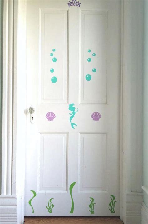 Through here i would allow tip opposite the most recent mermaid inspired bedroom. Little Mermaid Ariel Inspired Vinyl Door Decal, Little ...