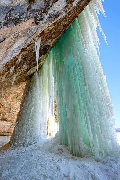 Michigan Nut Photography Lake Superior Beautiful Ice Columns At
