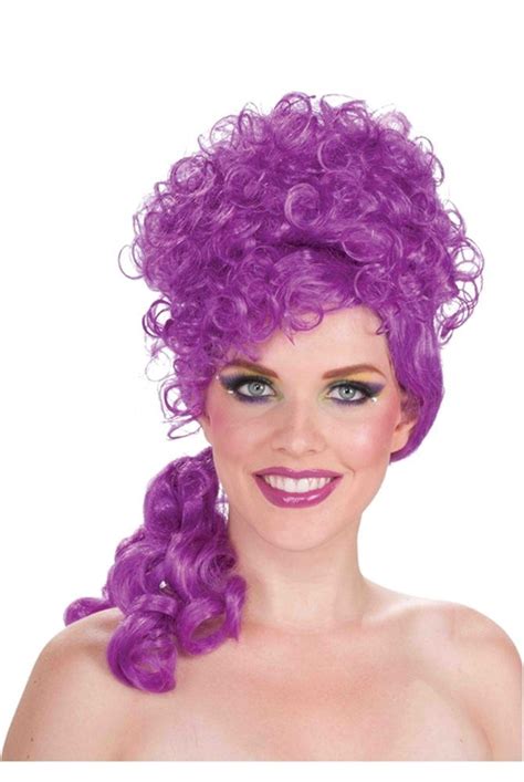 Circus Sweetie Purple Wig You Dont Have To Be Clowning Around To Wear