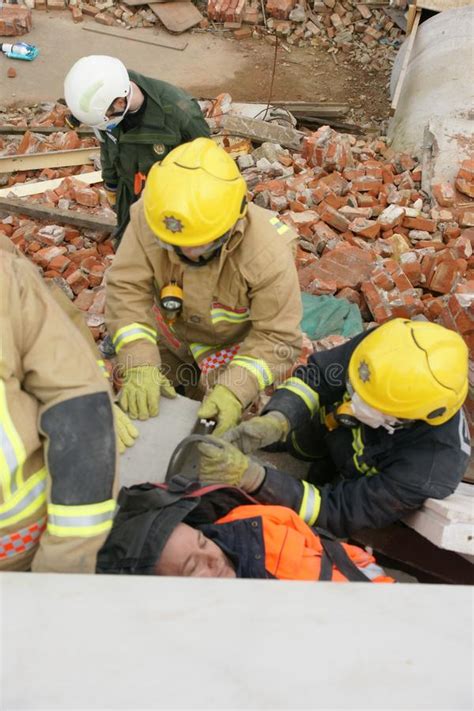 Building Collapse Disaster Zone Editorial Stock Image Image Of
