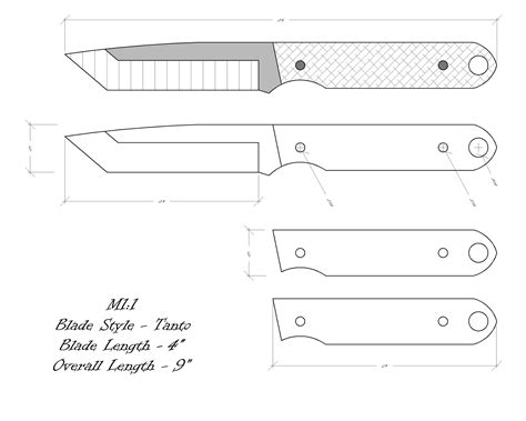 Knife Drawingknife Sketchknife Templates Printablecustom Knife