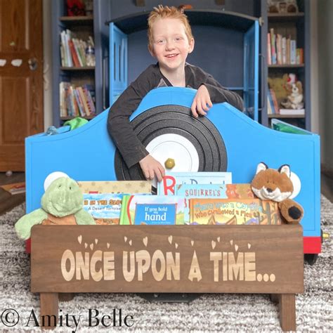 Once Upon A Time Book Box Book Bin Book Storage Books Etsy