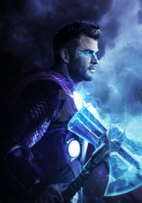 Avengers Endgame Thor And Stormbreaker By Mizuriofficial On Deviantart