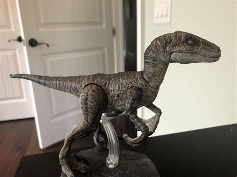 Repainted Jurassic World Velociraptor Mattel Ractionfigures