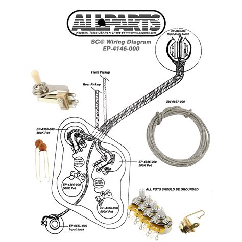 I realized that, comparing mine with the wiring diagrams that i was able to find online, it is neither one or the. Wiring Kit for Gibson® SG® Guitars - Kitarapaja