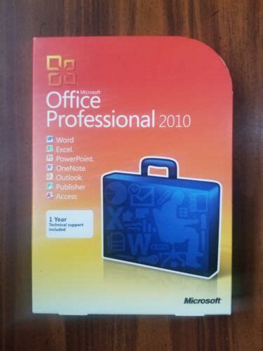Genuine Microsoft Office 2010 Professional For 2 Pcs Retail Ebay