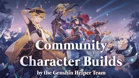 Genshin Impact Community Character Builds • Travelergg