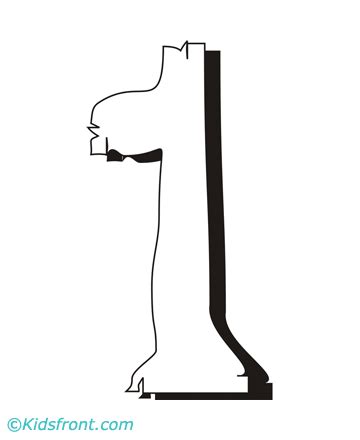 One Coloring Pages Printable