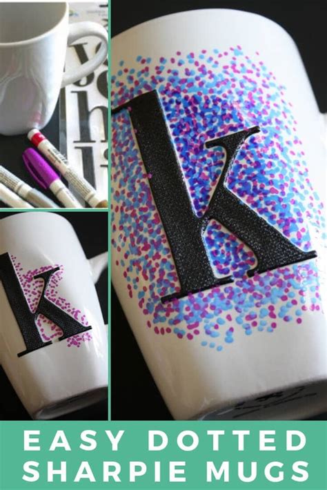 Easy Dotted Sharpie Mugs