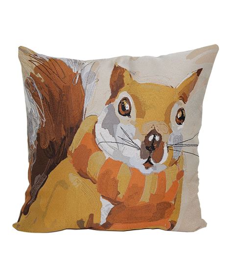 Woodland Squirrel Throw Pillow Throw Pillows Pillows Squirrel