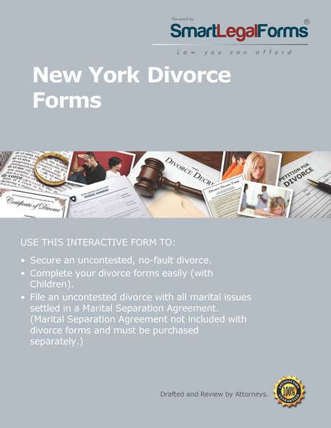 New York Divorce Forms Smartlegalforms