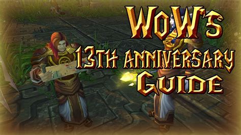 Wow S 13th Anniversary│world Of Warcraft Youtube