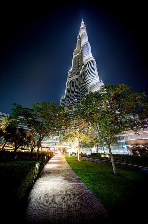 The Burj Khalifa At Night Stuck In Customs