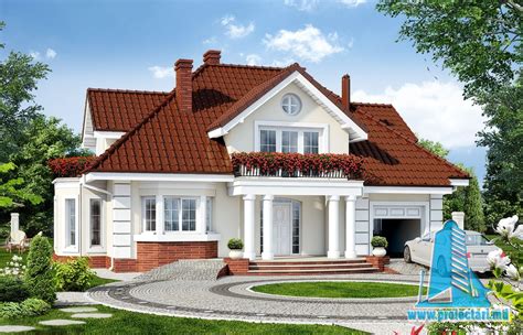 Proiecte case cu patru dormitoare; Proiecte de case: Proiect de casa cu parter mansarda si ...