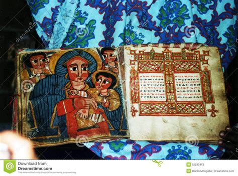 Ethiopian Book Stock Image Image Of Ancient Ethiopian 55233413